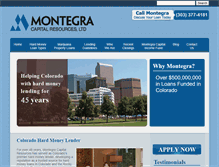 Tablet Screenshot of montegra.com